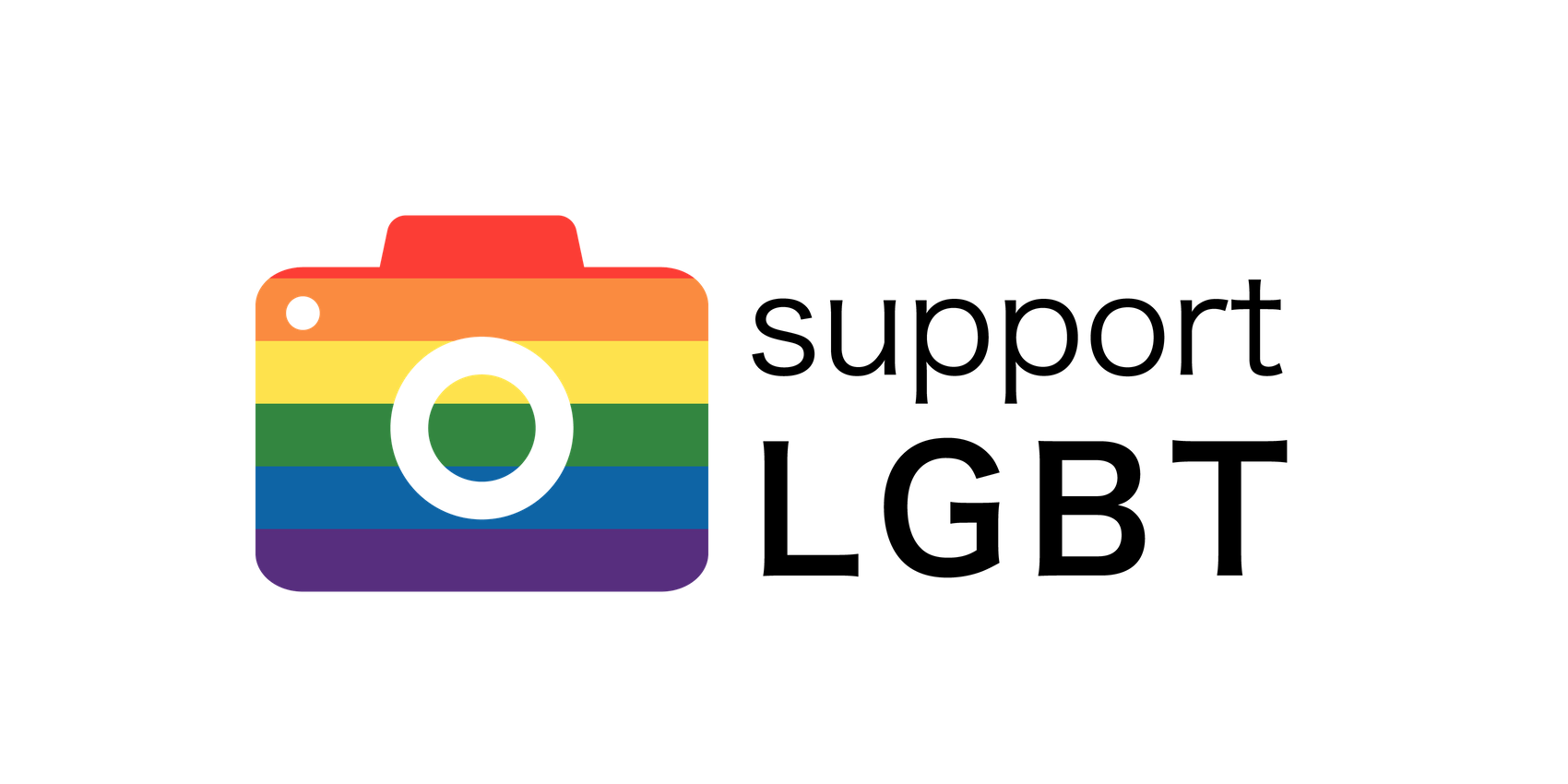 support LGBT free logo