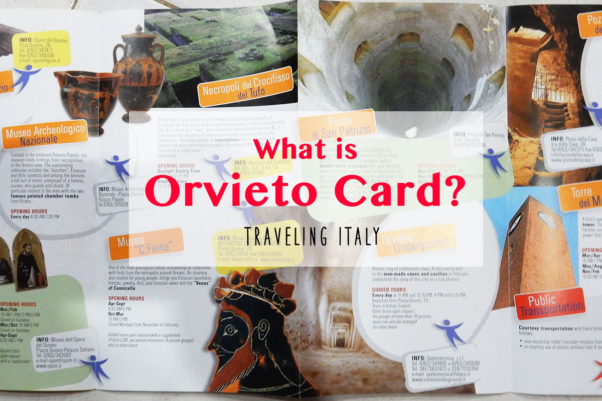 美しい丘の街オルヴィエートを300%楽しめる「Orvieto Card」の使い方